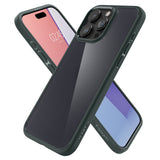Spigen ACS06569 mobiltelefon etui 17 cm (6.7") Cover Grøn, Transparent