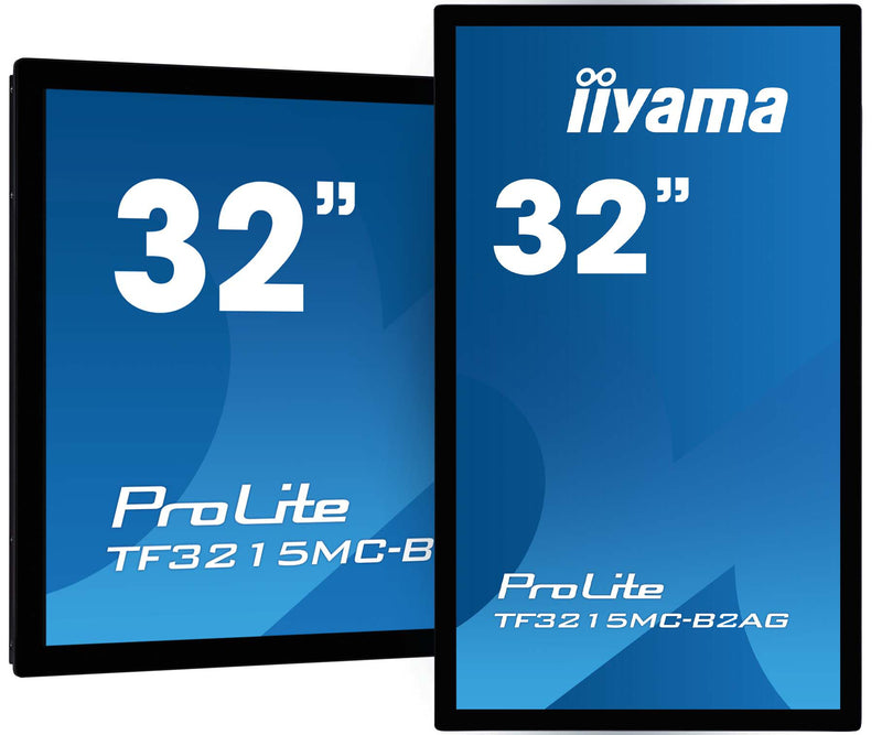iiyama ProLite TF3215MC-B2AG computerskærm 80 cm (31.5") 1920 x 1080 pixel Fuld HD LED Berøringsskærm Kiosk Sort