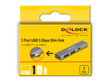 DeLOCK 64275 dockingstation Docking USB 3.2 Gen 1 (3.1 Gen 1) Type-C Grå