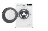 LG F4DR509SBW vaskemaskine - tørretumbler Fritstående Front-læsning Sort, Hvid
