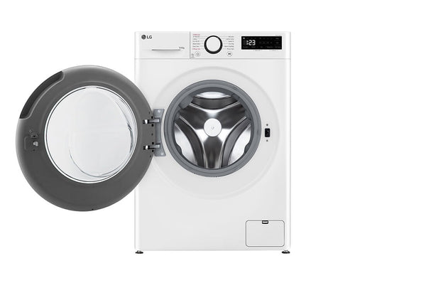 LG F4DR509SBW vaskemaskine - tørretumbler Fritstående Front-læsning Sort, Hvid