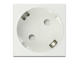 DeLOCK 81425 stikkontakt CEE 7/3 Hvid
