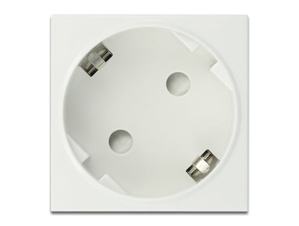 DeLOCK 81425 stikkontakt CEE 7/3 Hvid
