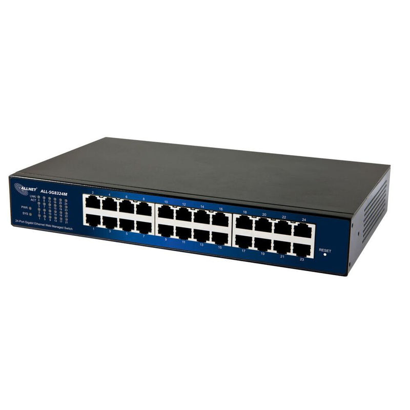 ALLNET ALL-SG8324M netværksswitch Administreret L2 Gigabit Ethernet (10/100/1000) Sort