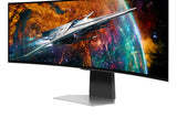 Samsung G95SC computerskærm 124,5 cm (49") 5120 x 1440 pixel Dual QHD OLED Sølv