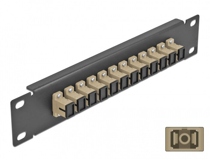 DeLOCK 66762 patch panel 1U