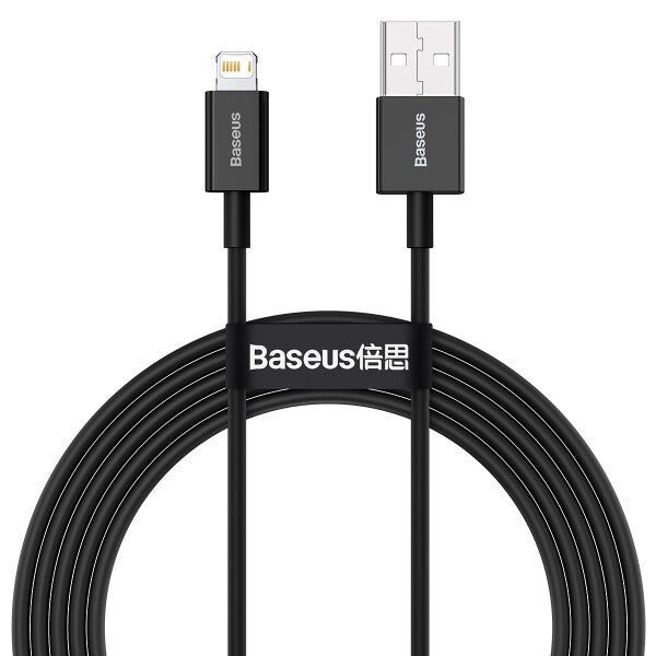 Baseus CATLYS-A01 USB-kabel 2 m USB A USB C/Lightning Sort
