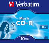 Verbatim Music CD-R 700 MB 16x 10 stk