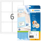 HERMA 4502 adresse- og postetiket Hvid