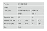 Digitus DK-2512-02/3 InfiniBand og fiberoptisk kabel 2 m ST SC I-VH Turkisfarve