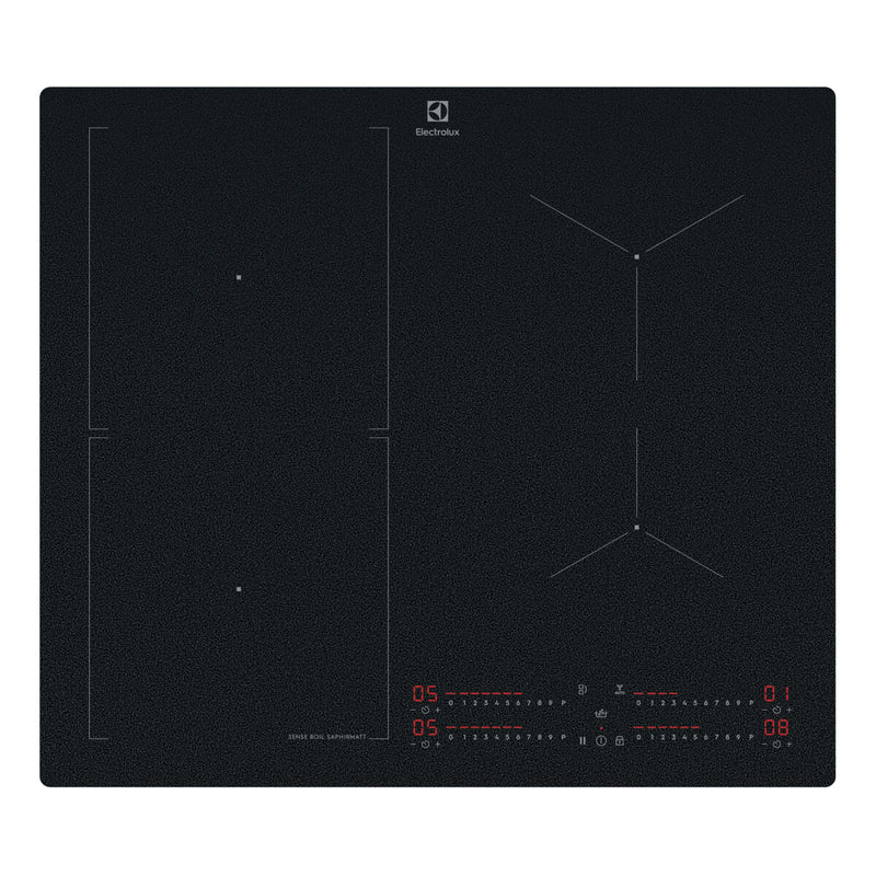 Electrolux EIS62453IZ Sort Indbygget 60 cm Zone induktionskogeplade 4 zone(s)
