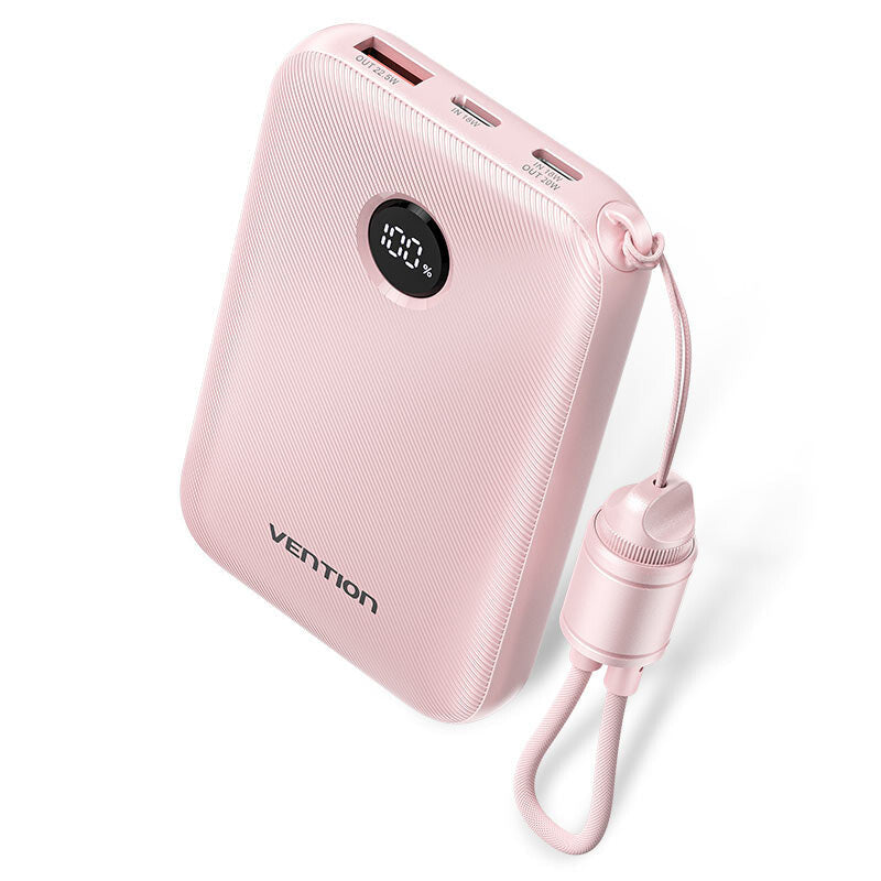 Vention FKAP0-C powerbank 10000 mAh Lyserød