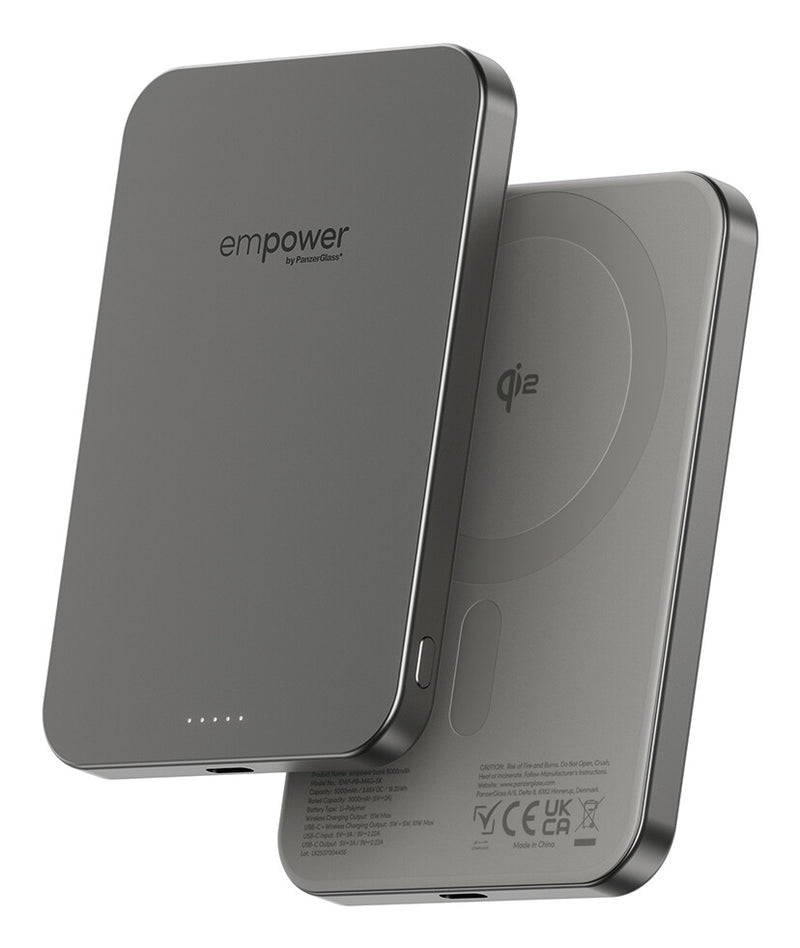 PanzerGlass empower™ by ® empower™ Bank | 5000mAh | Titanium