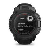 Garmin Instinct 2X Solar Tactical Edition 2,79 cm (1.1") MIP 50 mm Digital 176 x 176 pixel Berøringsskærm Sort GPS (satellit)