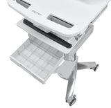 Ergotron StyleView Aluminium, Grå, Hvid Laptop Multimedie kurv