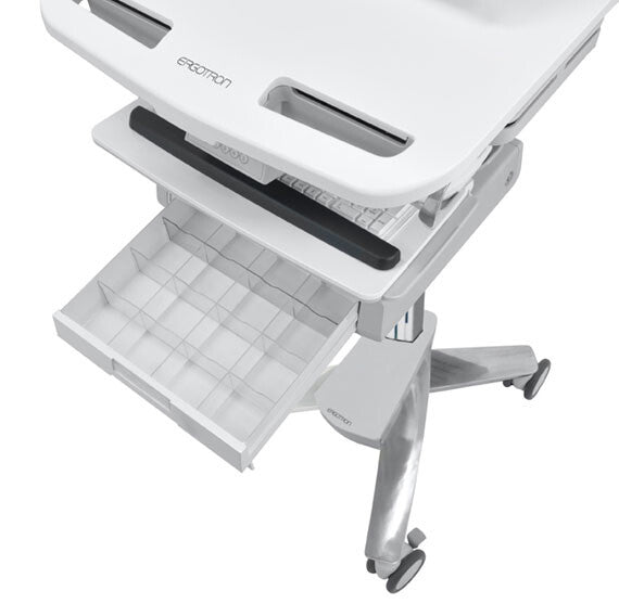 Ergotron StyleView Aluminium, Grå, Hvid Fladt panel Multimedie kurv