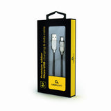 Gembird CC-USB2R-AMMBM-2M USB-kabel USB 2.0 Micro-USB B USB A 0,48 Gbit/sek. Sort