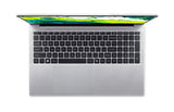 Acer Aspire Lite AL17-31P-33EP Intel Core 3 N355 Laptop 43,9 cm (17.3") HD+ 8 GB DDR5-SDRAM 512 GB SSD Wi-Fi 6 (802.11ax) Windows 11 Home Sølv AZERTY Fransk