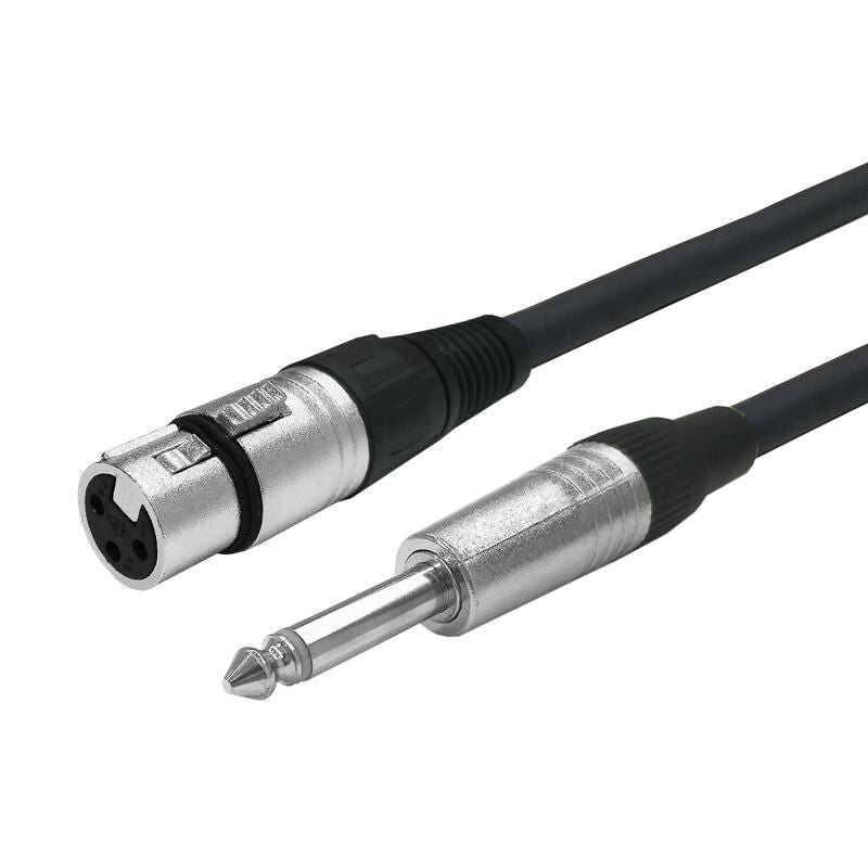 Vivolink PROAUDXLRFJACK3 lydkabel 3 m XLR 6.35mm Sort