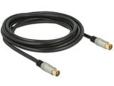 DeLOCK 88947 koaxial kabel RG-6/U 3 m IEC Sort
