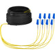 EFB Elektronik O8322S10OS2 InfiniBand og fiberoptisk kabel 10 m 8x LC U-DQ(ZN) BH Sort, Blå, Gul