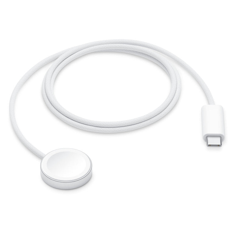 Apple MT0H3ZM/A oplader til mobil enhed SmartWatch Hvid USB Trådløs opladning Hurtig opladning Indendørs