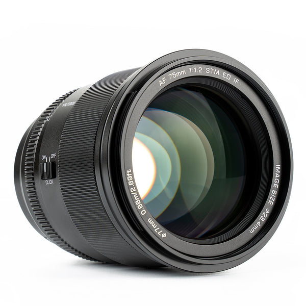 VILTROX AF 75/1.2 E kameraobjektiv MILC Sort