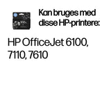 HP Original 932XL-blækpatron med høj kapacitet, sort