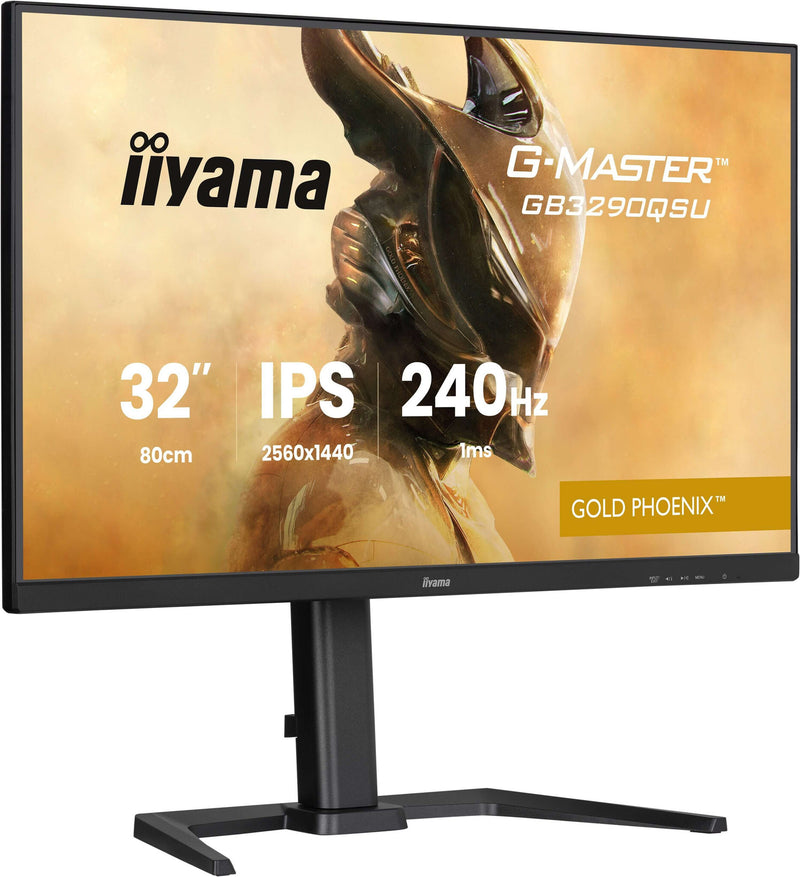 iiyama G-MASTER GB3290QSU-B1 computerskærm 80 cm (31.5") 2560 x 1440 pixel Quad HD LED Sort