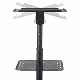 StarTech.com ADJPROJCART multimedie vogn & stand Sort Projektør Multimedia stand