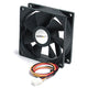 StarTech.com FAN9X25TX3L Computerkølesystem Computerkabinet Ventilator 9,2 cm Sort