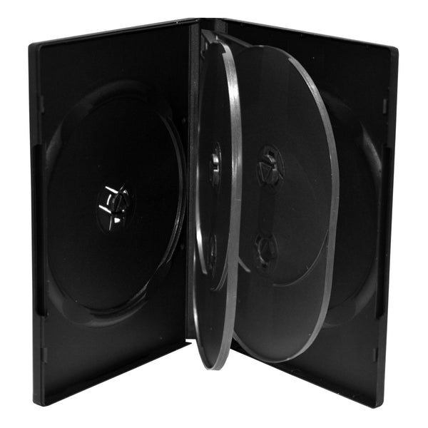 MediaRange BOX35-6 optisk disk etui DVD-boks 6 diske Sort