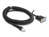 DeLOCK 87996 kabel kønsskifter RJ-50 D-Sub 9 pin Sort