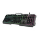 Techmade TM-GK023 tastatur Spil USB Italiensk Sort