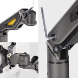 StarTech.com H1M1AG2-MONITOR-ARM skærmbeslag og -stativer 81,3 cm (32") Skrivebord Sort