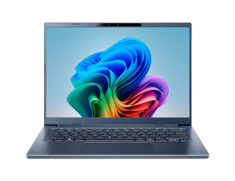Acer Aspire 14 AI A14-11M-X0Q0 Snapdragon X1-26-100 Laptop 35,6 cm (14") WUXGA 32 GB LPDDR5x-SDRAM 1 TB SSD Wi-Fi 7 (802.11be) Windows 11 Home Blå