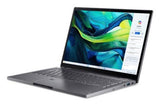 Acer Aspire Spin 14 ASP14-52MTN Intel Core Ultra 7 155U Laptop 35,6 cm (14") Berøringsskærm WUXGA 32 GB LPDDR5x-SDRAM 1 TB SSD Wi-Fi 6E (802.11ax) Windows 11 Home Tysk Grå