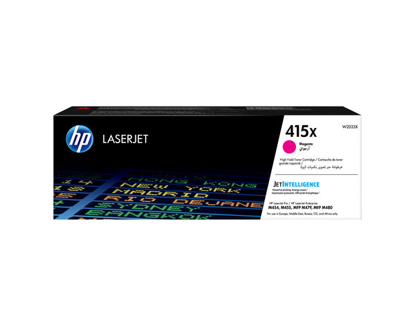HP 415X Original LaserJet-tonerpatron med høj kapacitet, magenta