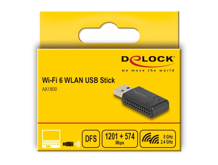 DeLOCK 12772 netværkskort WLAN 1775 Mbit/s