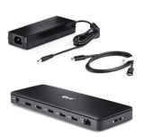 CLUB3D Thunderbolt 4 Certified 11-in-1 mobil dockingstation Universel Sort