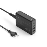Hama 00201979 oplader til mobil enhed Laptop, Strømbank, Smartphone, Tablet Sort Vekselstrøm Hurtig opladning Indendørs
