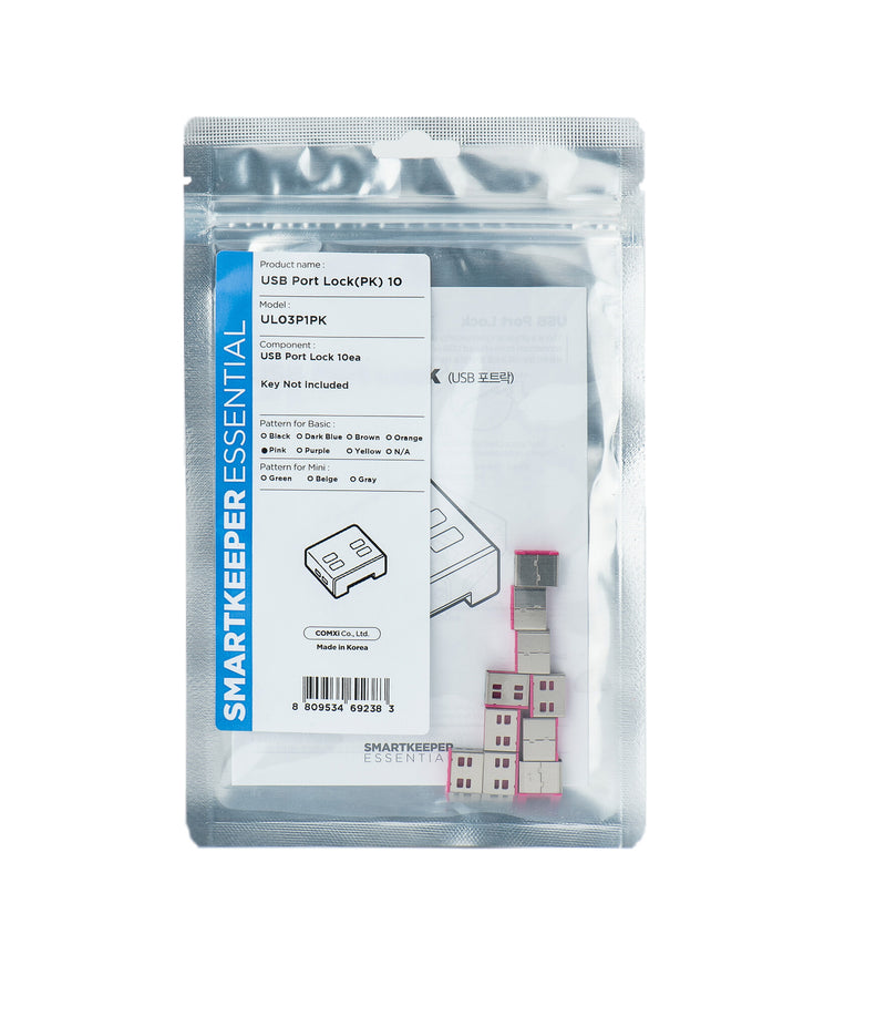 Smartkeeper UL03P1PK portblokering USB Type-A Lyserød 1 stk