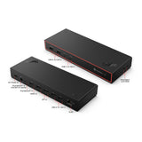 Lenovo 40BG0135GE dockingstation Docking Thunderbolt 4 Sort