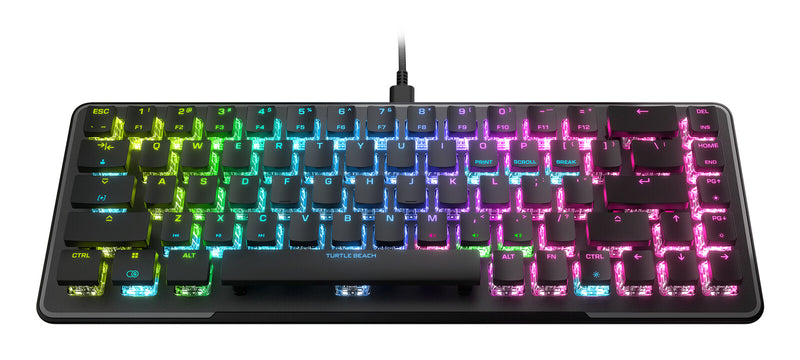 Turtle Beach Vulcan II Mini tastatur Spil USB QWERTY Tysk Sort