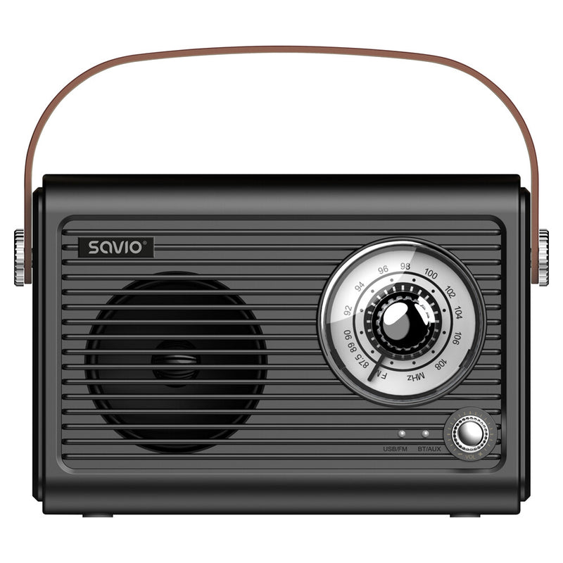 Savio RS-01 radio Bærbar Analog Sort