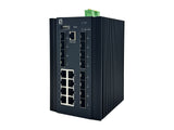 LevelOne IGU-2072 netværksswitch Administreret L2+ Gigabit Ethernet (10/100/1000) Sort