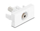 DeLOCK 90848 stikkontakt 2 x 3.5mm Hvid