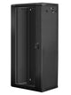 Lanberg WF01-6427-10B stativ 27U Vægmonteret stativ Sort