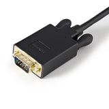 StarTech.com DP2VGAMM3B videokabel adapter 0,91 m DisplayPort VGA (D-Sub) Sort