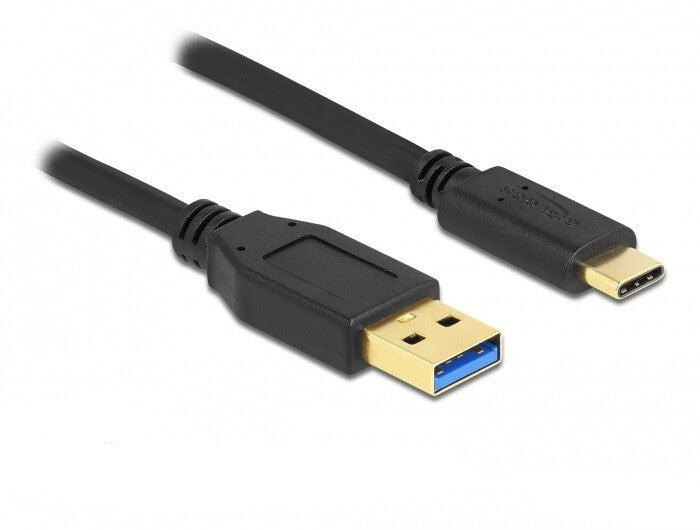 DeLOCK 84006 USB-kabel USB 3.2 Gen 1 (3.1 Gen 1) 3 m USB A USB C 5 Gbit/sek. Sort